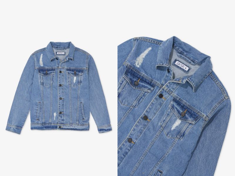 Áo khoác denim nam của Casta