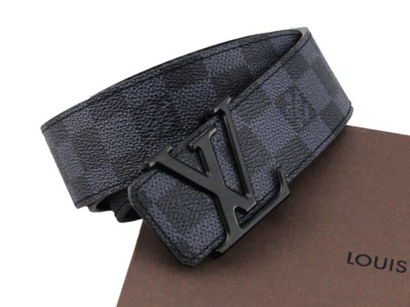 Thắt lưng nam Hàn Quốc Louis Vuitton họa tiết