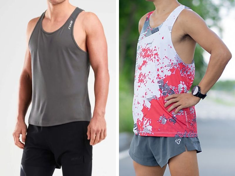 Áo Singlet có vẻ ngoài năng động, khỏe khoắn, chất liệu thoải mái, thoáng mát