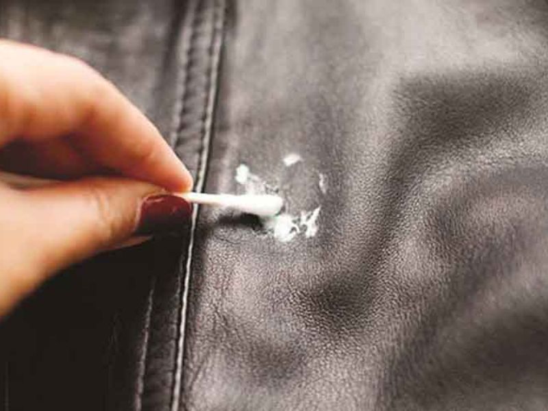 Remove Stains On Leather Jackets With Specialized Leather Cleaner.