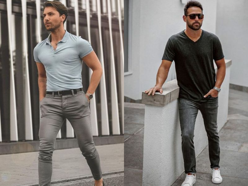 Quần jeans và áo thun là một ‘’cặp bài trùng’’ hoàn hảo để tạo nên những set đồ trẻ trung, năng động