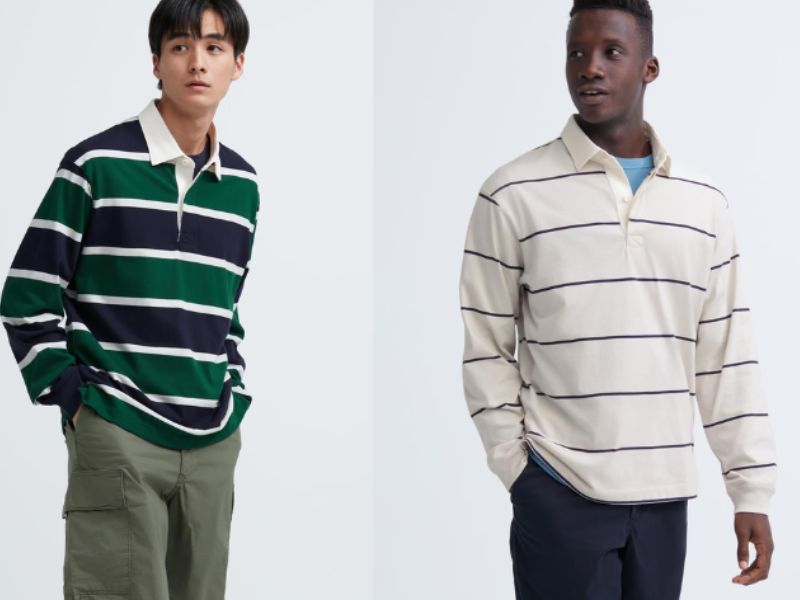 Áo Polo dài tay nam Uniqlo