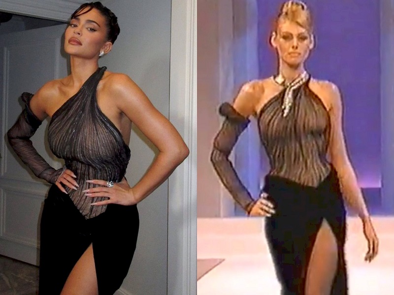 Một trong những nhân vật đón đầu xu hướng thời trang lưu trữ chính là Kylie Jenner.