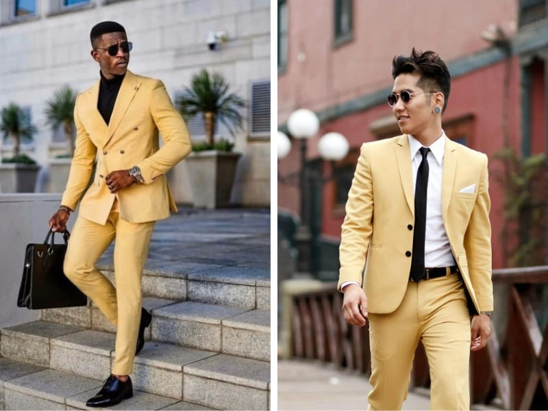 Màu vàng phối với màu gì đẹp? Outfit tone set tone