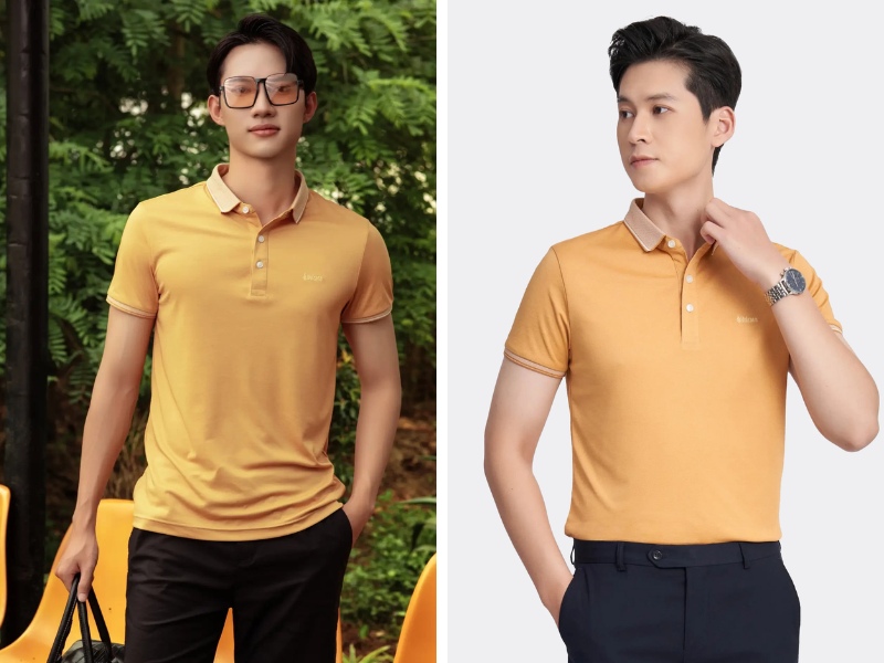 Thiết kế theo form Slim fit giúp bạn cảm giác thoải mái, thoáng khí và tự tin khi diện