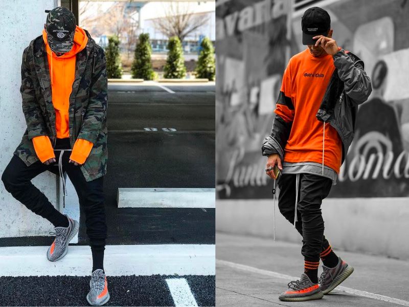 Quần Jogger phối đồ với giày Yeezy 350 nam cân mọi dáng người giúp chàng tự tin khoe cá tính riêng khi diện set thời trang 