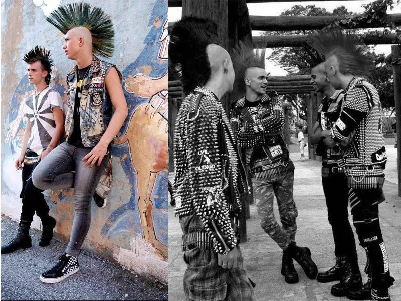 Phong cách Punk cực kì chất chơi, mang đậm dấu ấn riêng cho các chàng trai, táo bạo và cá tính