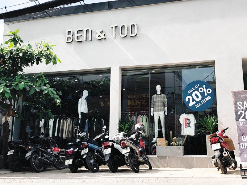 Shop thời trang nam Ben & Tod