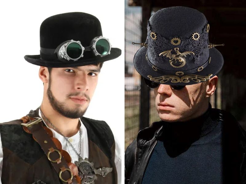 Mũ phong cách Steampunk