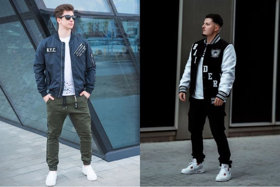 Bomber Jacket And Jogger Pants