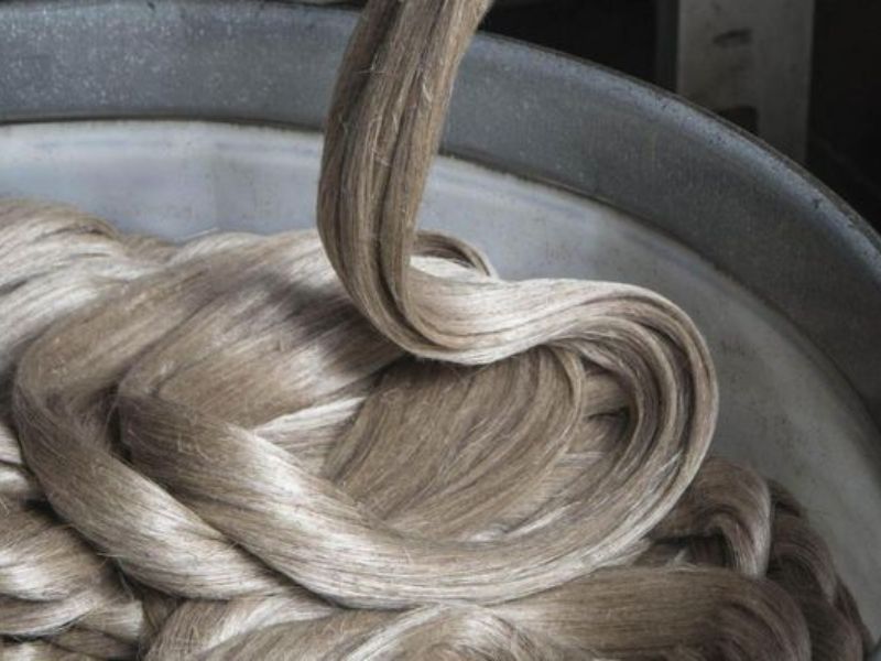 Vải linen được làm từ sợi lụa lanh