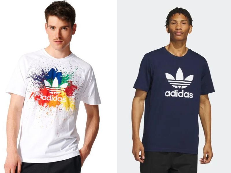 Thương hiệu áo thun hàng hiệu nam Adidas với các sản phẩm thể thao khỏe khoắn