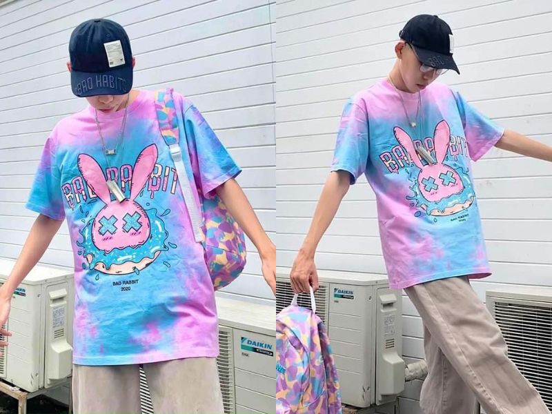 Mẫu áo tie dye Habit Unisex của nhà Bad Habits