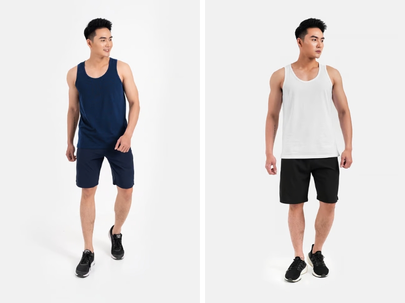 Áo ba lỗ nam cotton 100% của Coolmate