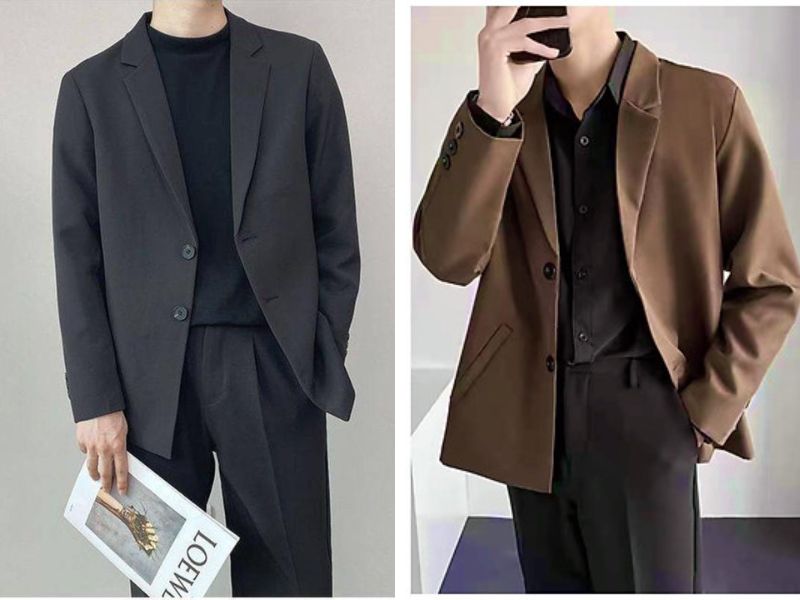 Áo blazer nam đẹp form rộng