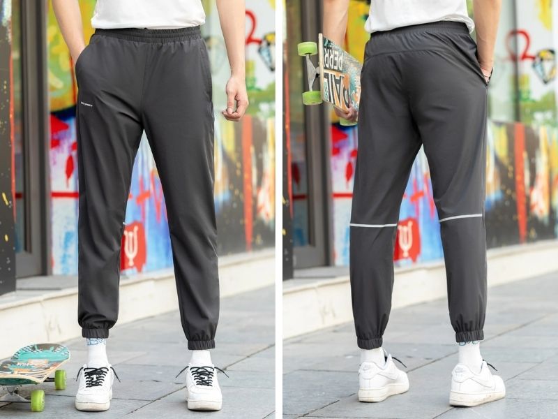 Quần jogger gió nam Yody