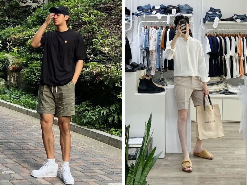 Quần short Chinos lịch lãm