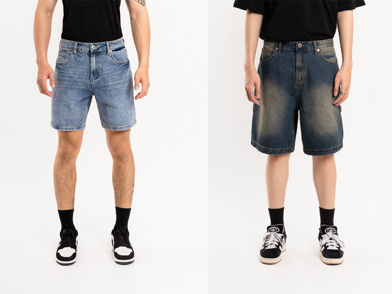 Quần short jean nhà Totoday có đường may tỉ mỉ, chi tiết được chăm chút kĩ lưỡng