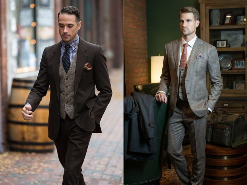 Áo vest nam và đồ suit là hai món đồ thời trang kinh điển