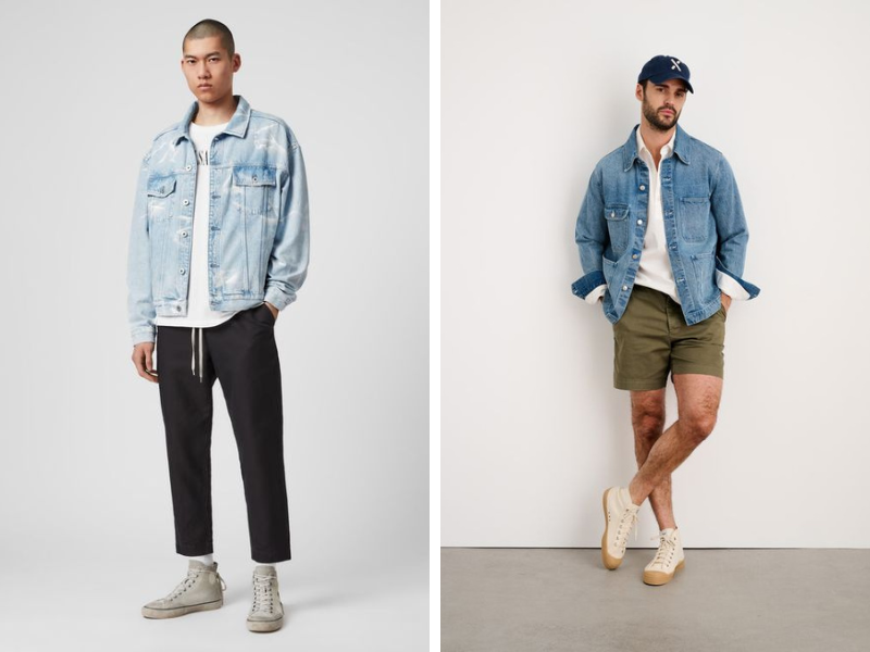 Men'S Fall Outfits With Jeans Jackets 