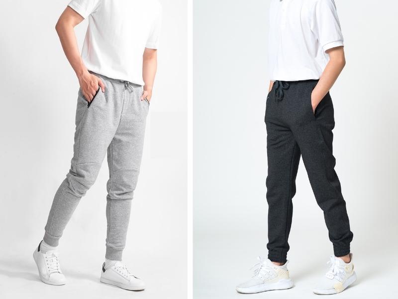 Quần Jogger là mẫu quần dài mặc ở nhà cho nam rất được ưa chuộng