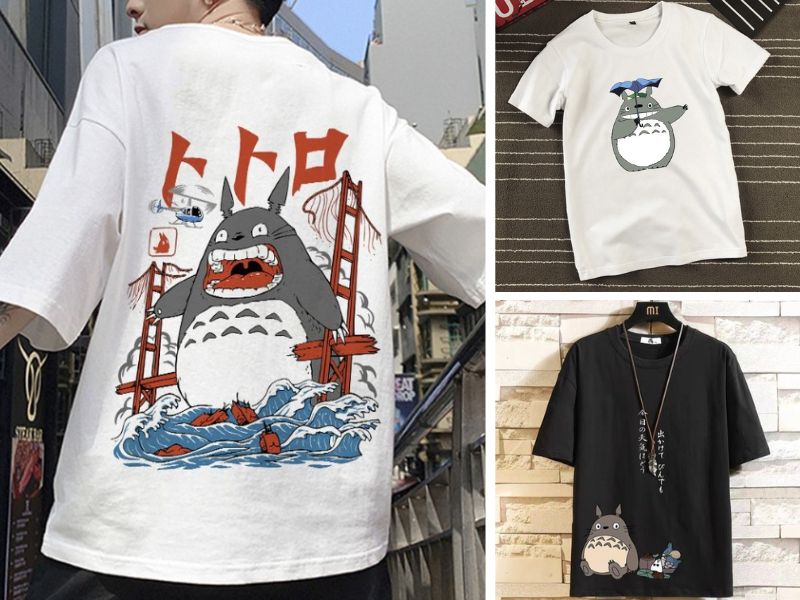 Áo thun hình nhân vật Totoro