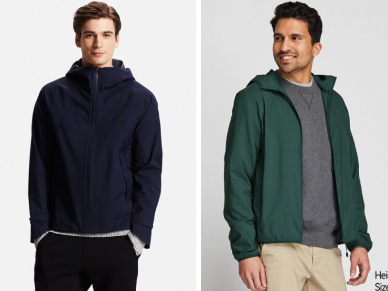 Áo khoác dù nam chống nước của Uniqlo