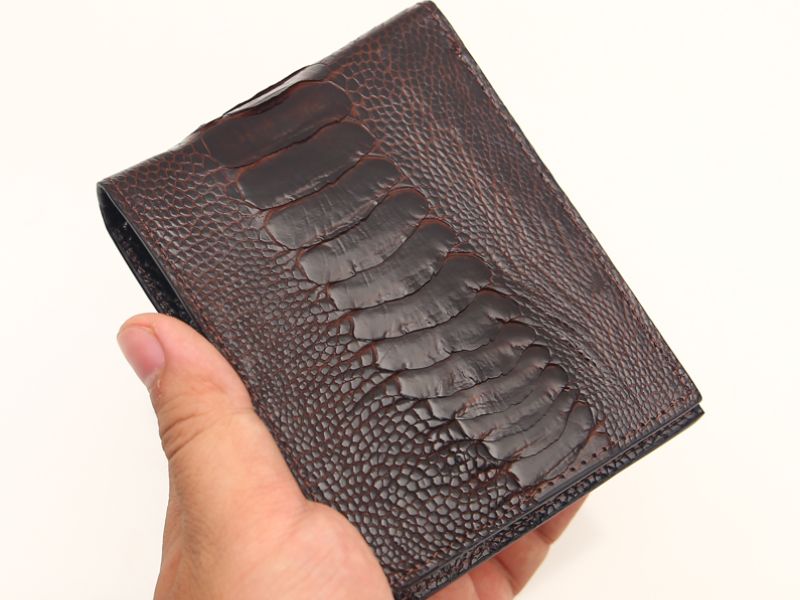 Using Ostrich Skin To Make Wallets And Belts