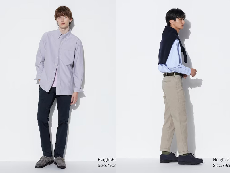 Quần chinos dáng Slim nhà Uniqlo