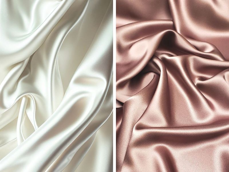 Vải lụa được biết đến với độ mềm mại, mịn màng và bóng bẩy.