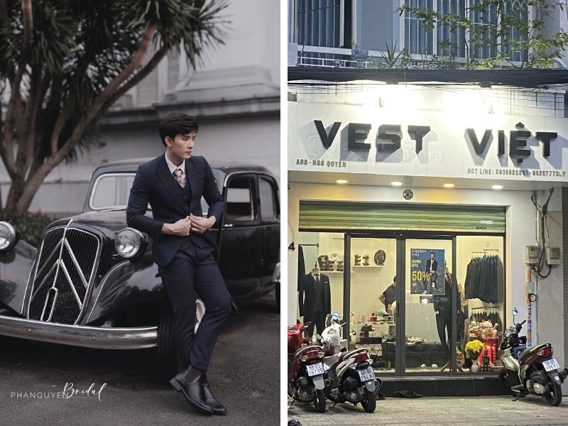 May áo vest nam thương hiệu Vest Việt