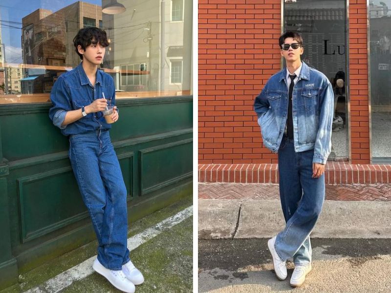 Mua quần baggy jean nam trên Facebook của H2T Store 