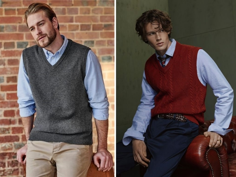 Sweater Vest dường như đã trở thành item không thể thiếu trong tủ đồ của mọi chàng trai