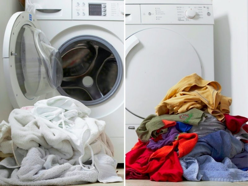 Trước khi giặt quần áo thì bạn nên phân loại quần áo
