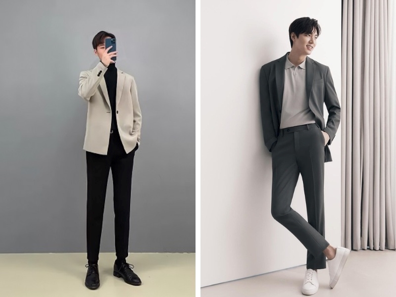 Áo blazer phong cách nhưng vẫn ấm áp