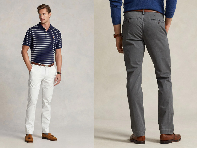 Quần chinos Stretch Slim fit Ralph Lauren