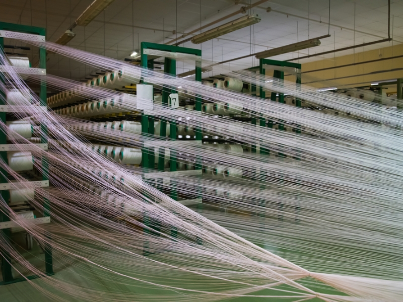 The Process Of Weaving Aloe Vera Fabric