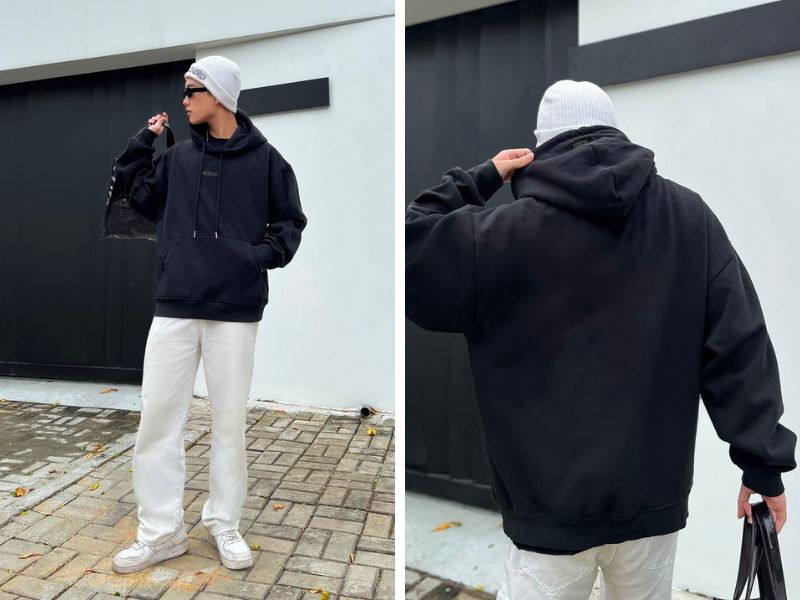 Mẫu áo hoodie nam cá tính