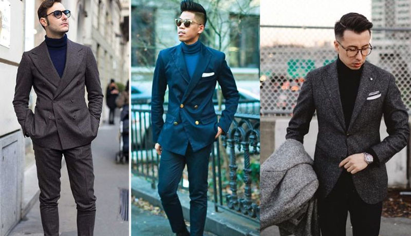 Mix áo len cổ lợ với quần âu là outfit Old Money tinh tế và không kém phần sang trọng