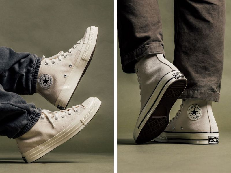 Phối đồ nam với giày Converse 1970S cao cổ