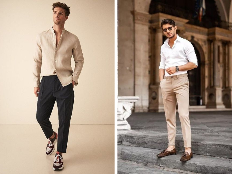 If You Wonder What To Wear In The Fall, Mix And Match With Long Pants And Shirts. 