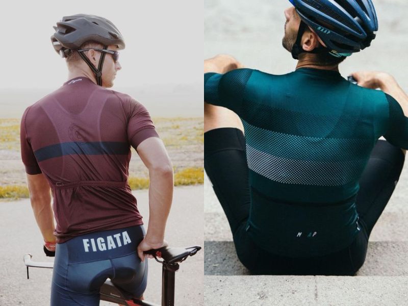 Phối quần bike short với áo tank top và áo khoác lưới