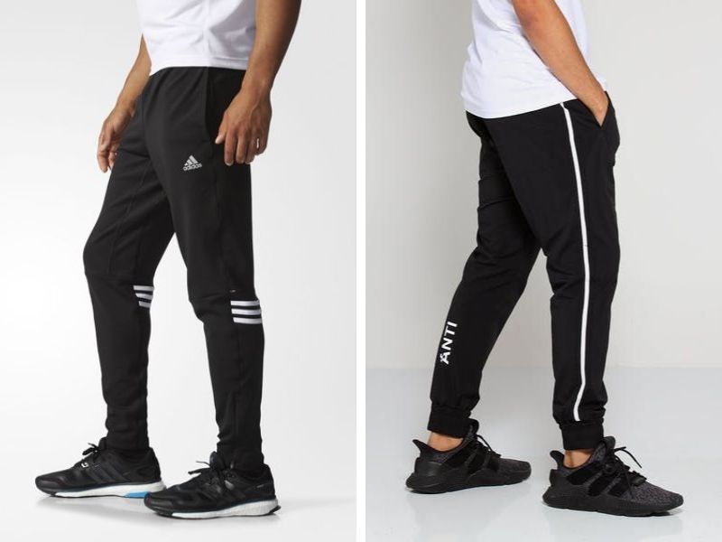 Quần jogger phối giày Adidas nam     