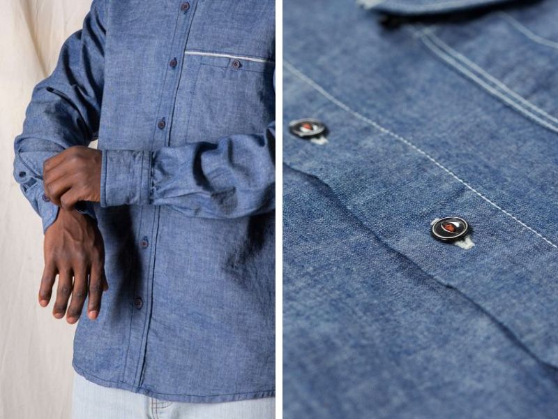 Vải oxford chambray mang phong cách độc đáo 