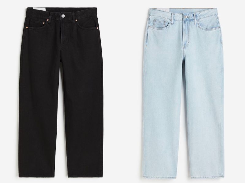 Shop quần jean nam ống rộng Hàn Quốc nam đẹp - H&M