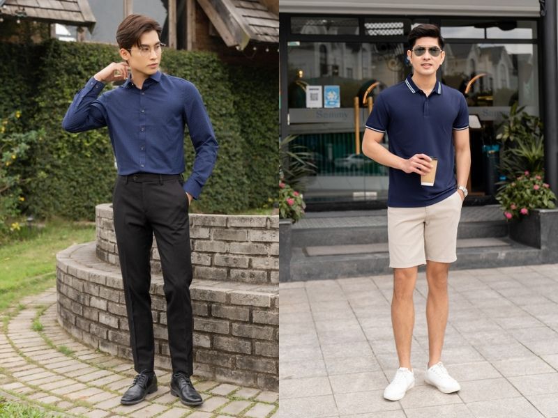  Mix đồ với item màu xanh navy