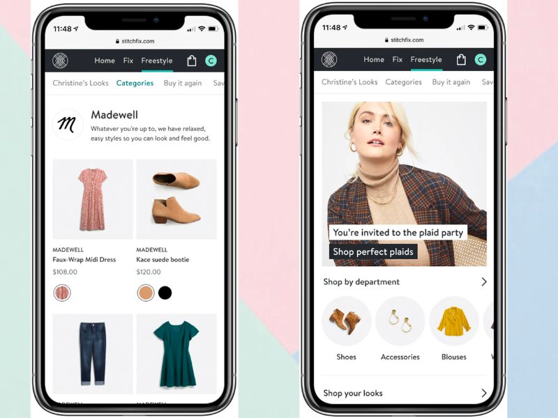 ​​​​​​​App phối đồ nam hiện đại Stitch Fix