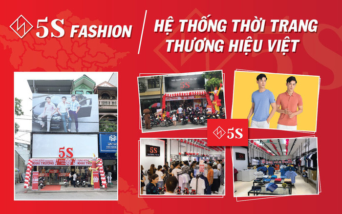 5S Fashion sở hữu hơn 100 cửa hàng trên toàn quốc.