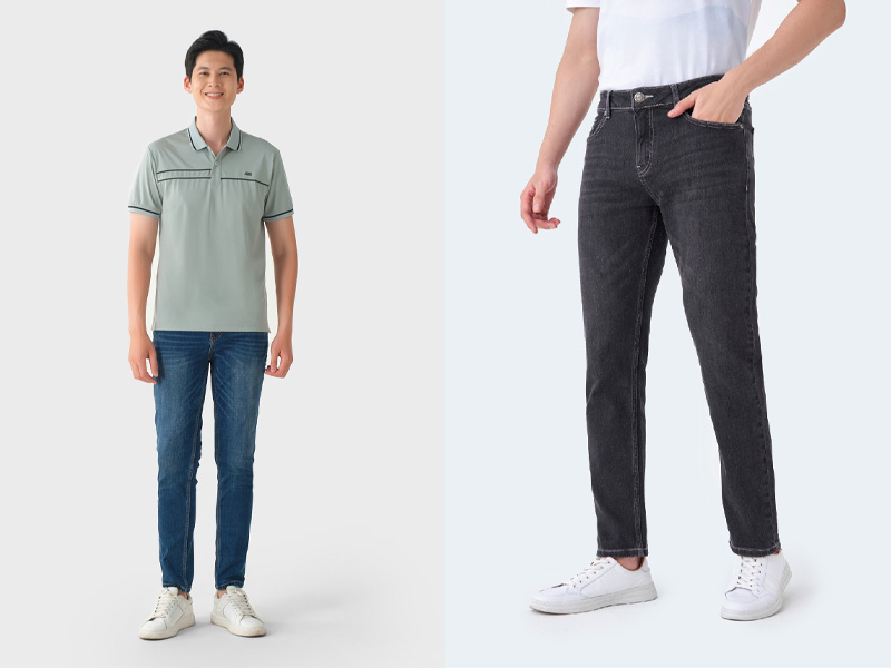 Quần Jeans nhà 5S Fashion vô cùng nam tính nhưng không bị quá già, phù hợp để mang đi học thêm, đi chơi