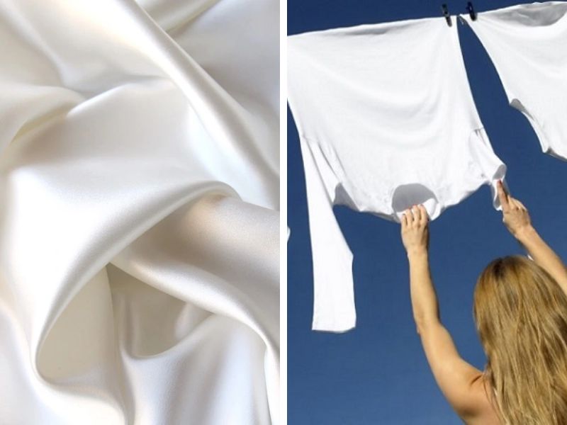 Silk Fabrics Should Not Be Exposed To Direct Sunlight.